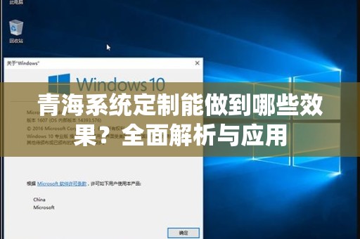 青海系统定制能做到哪些效果？全面解析与应用