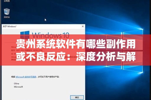 贵州系统软件有哪些副作用或不良反应：深度分析与解读