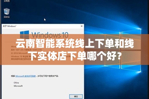云南智能系统线上下单和线下实体店下单哪个好？