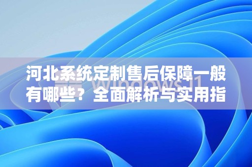 河北系统定制售后保障一般有哪些？全面解析与实用指南