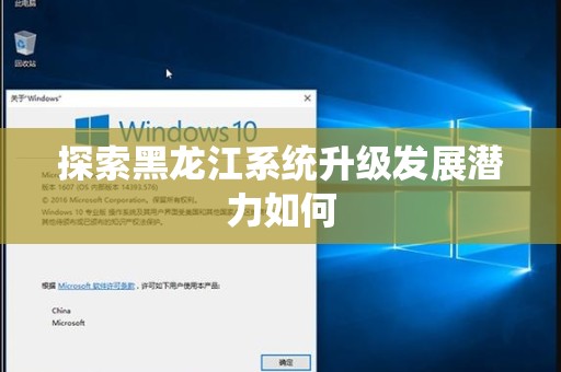 探索黑龙江系统升级发展潜力如何