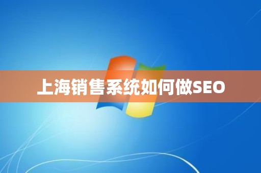 上海销售系统如何做SEO